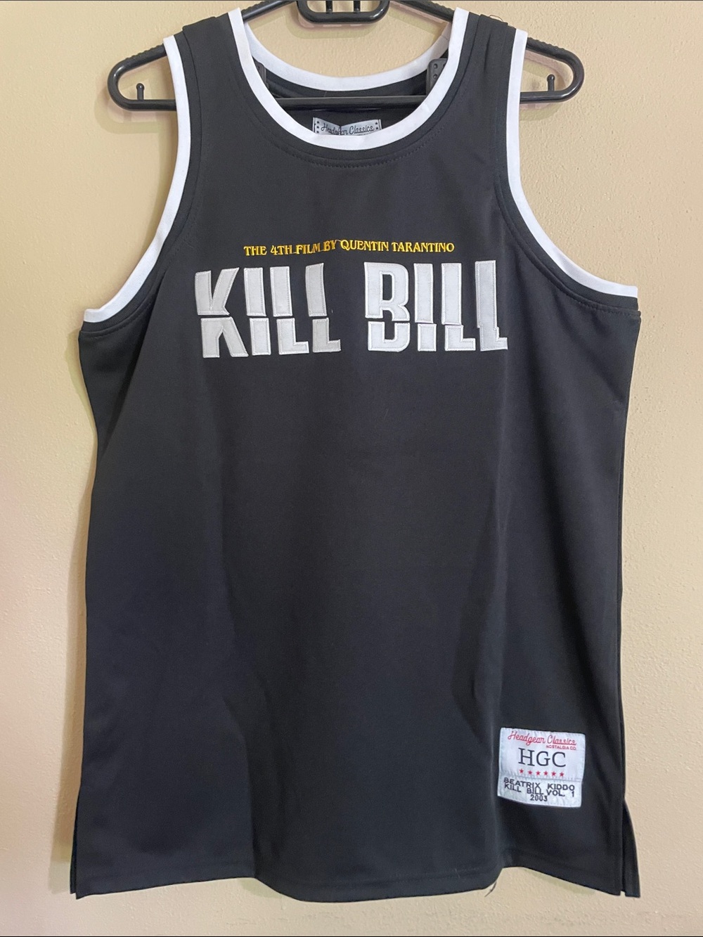 NWT - Headgear Classics - Kill Bill Basketball Tank - Large